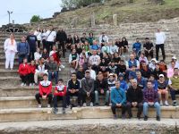 Sporcular tarihi antik kente hayran kaldı