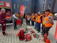 Orman yangınları gönüllüsü eğitimi yapıldı