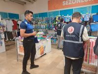 Zabıta, kırtasiyeleri denetledi