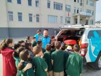 Minik öğrencilere acil sağlık hizmetleri tanıtıldı