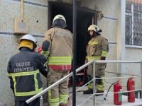 Düzce’de sabah saatlerinde korkutan yangın