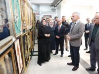 “Sanatın Diliyle Değerlerimiz” sergisi açıldı