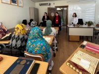 Kursiyerlere sağlık eğitimi verildi