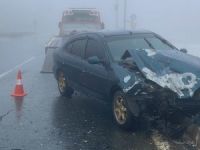 İki aracın karıştığı kazada 2 kişi yaralandı