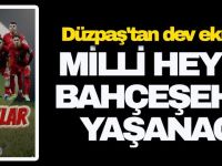 Düzpaş'tan milli maç coşkusu!