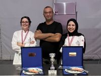 Gastronomi öğrencilerinden gümüş madalya