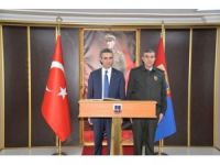 Vali Baruş, İl Jandarma Komutanlığı’nı Ziyaret Etti