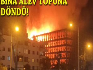İzmir'deki lüks sitede yangın!